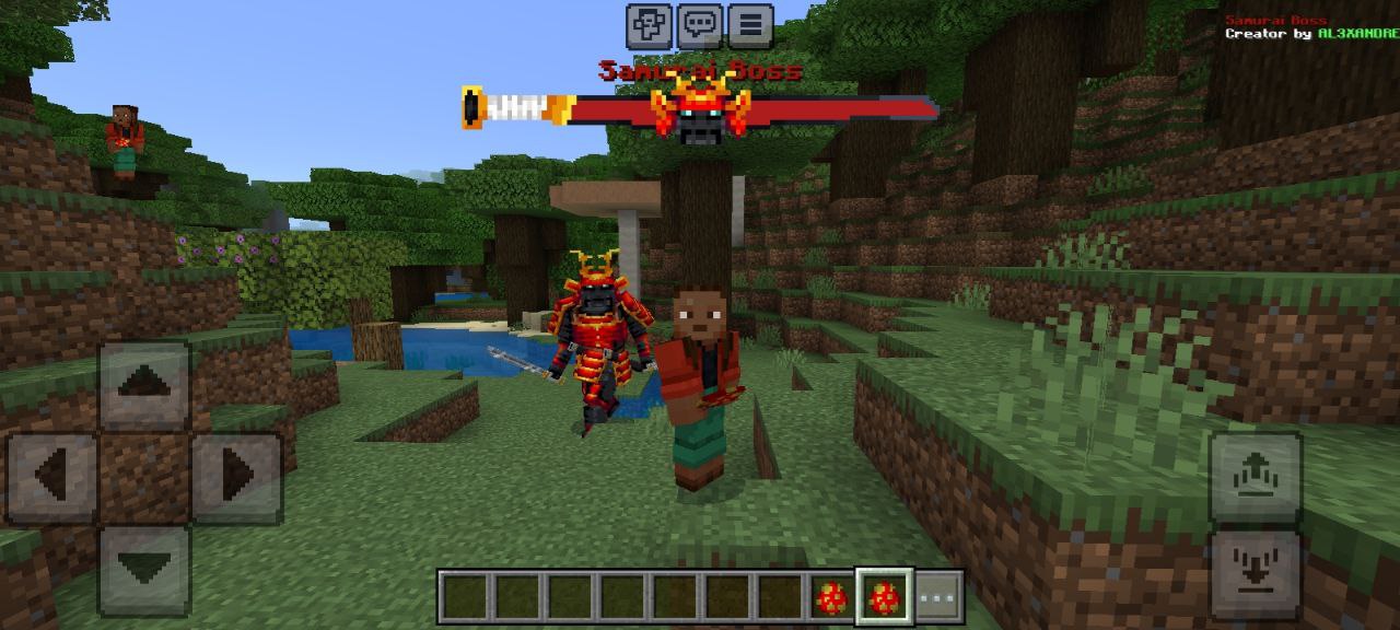Босс из Мода на Самураев для MCPE
