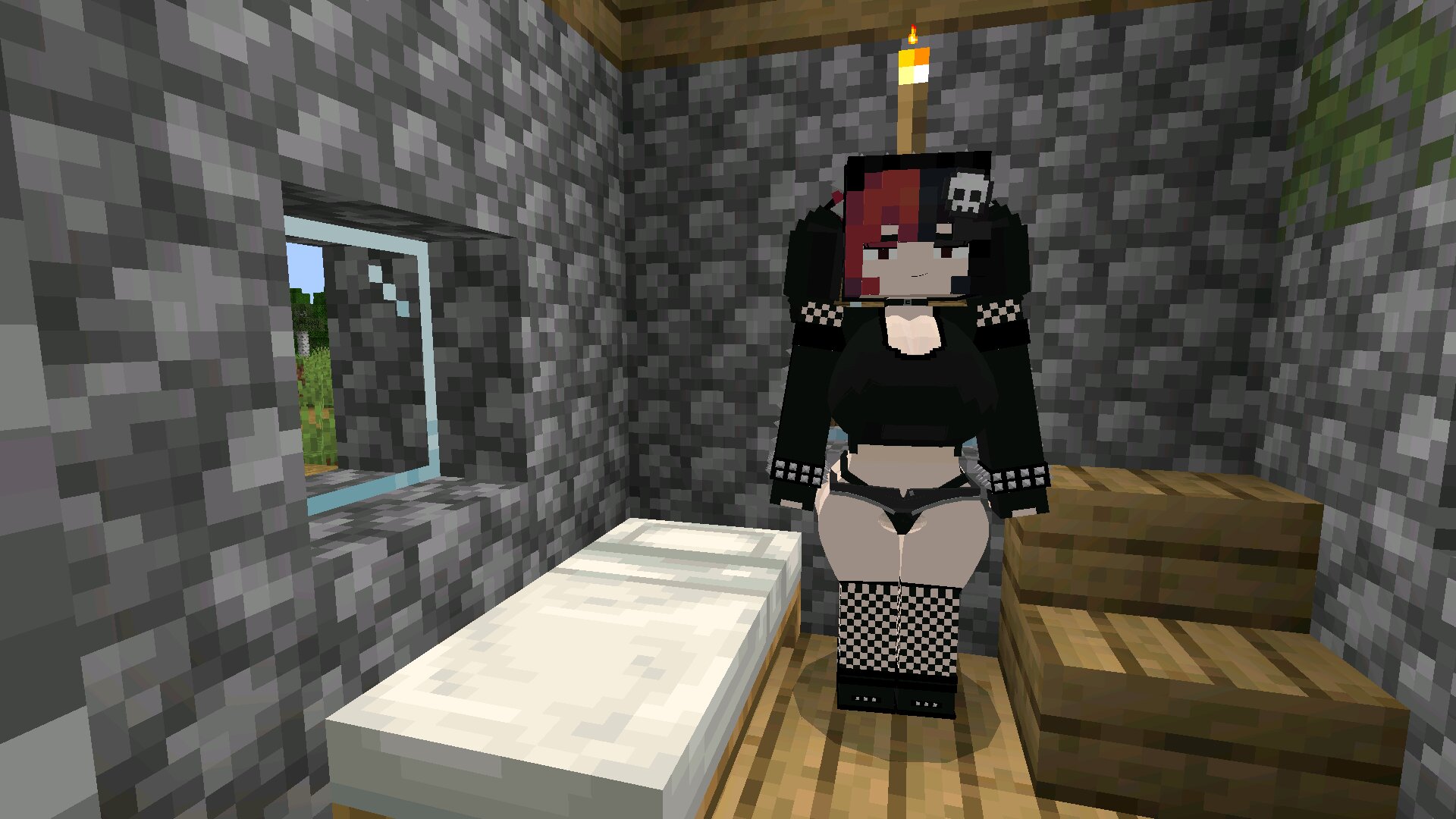Девушка из Мода на Элли в Minecraft PE Девушка из Мода на Элли в Майнкрафт ПЕ