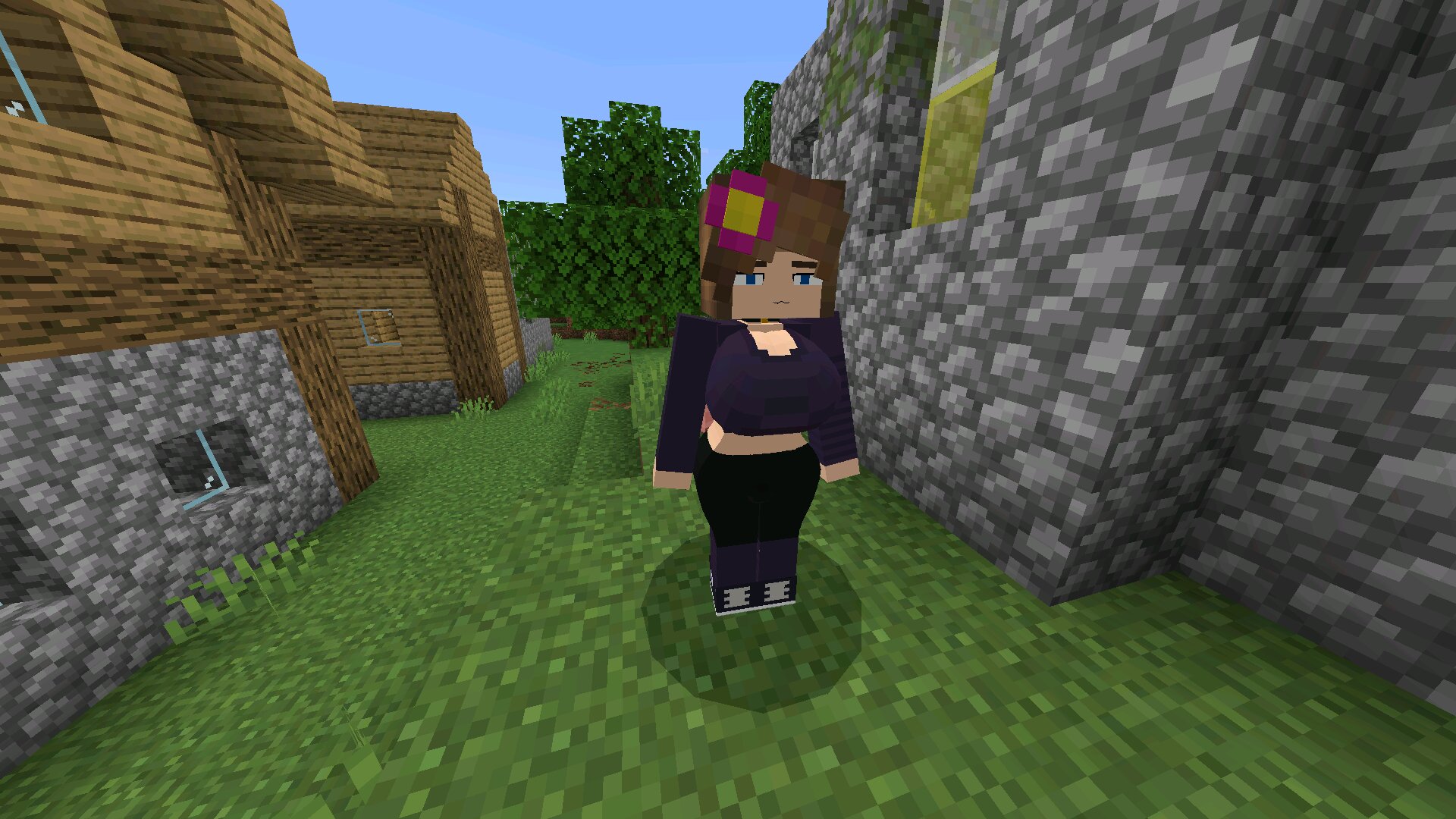 Героиня из мода на Дженни в Майнкрафт ПЕ