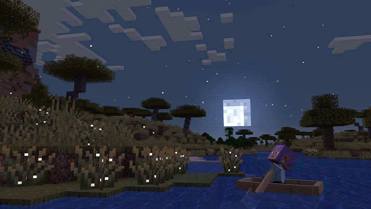 Куст светлячка из Minecraft Bedrock 1.21.72