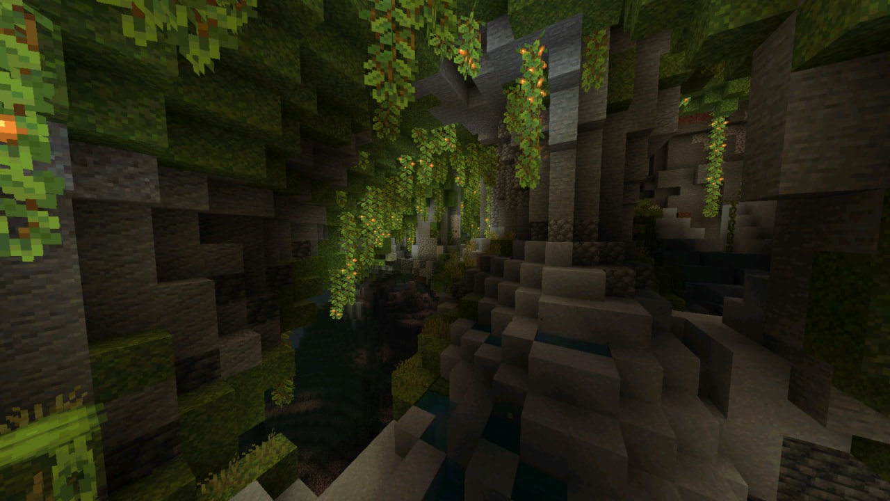Новые Пещеры из Мода Cavern Calamity в Майнкрафт ПЕ