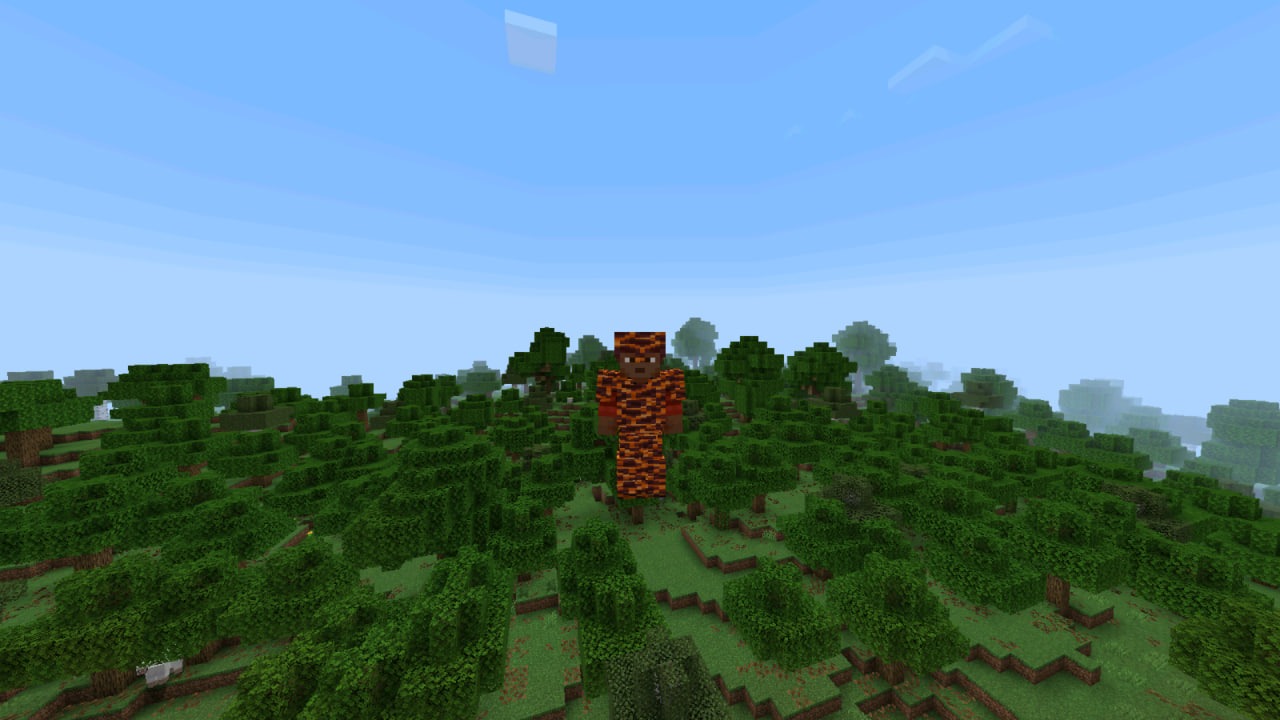 Броня из Магмы в Block Armor Mod в Майнкрафт ПЕ
