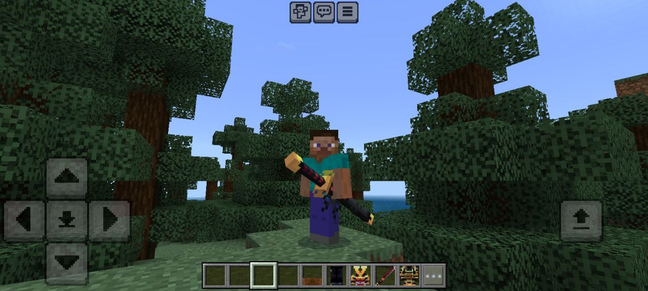 Стив из Мода на Самураев для Minecraft PE