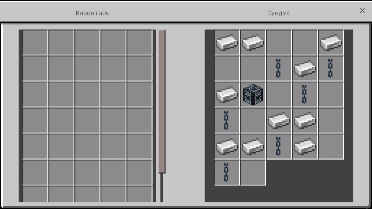 Сундук из Мода Mob Spawners в Майнкрафт ПЕ