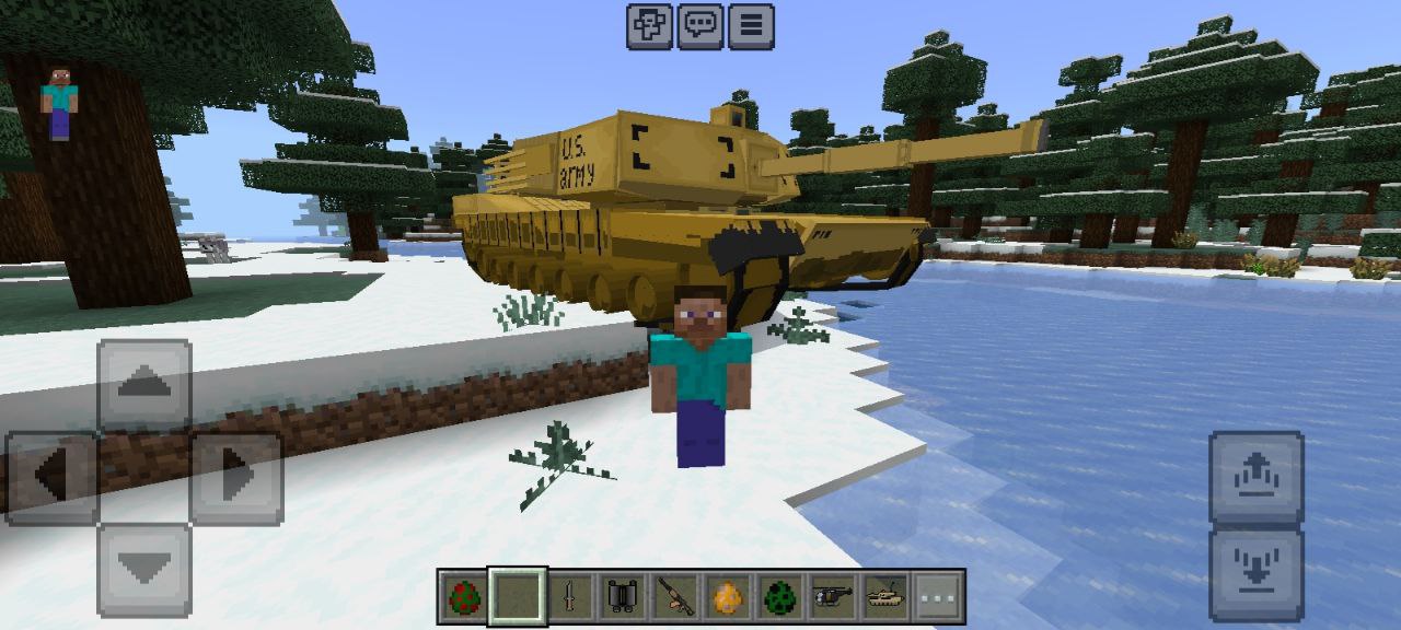 Вертолет из Мода на Советских Военных в Minecraft PE