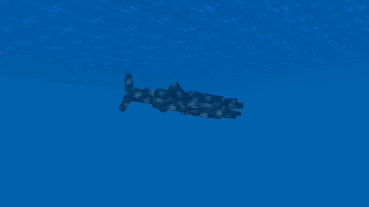 Акула из Мода Sharks в Майнкрафт ПЕ