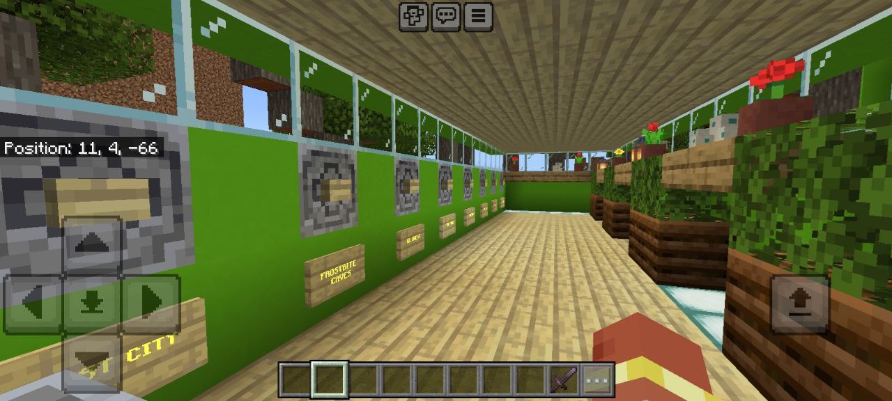 Лобби Карты Зомби против Растений для Minecraft PE