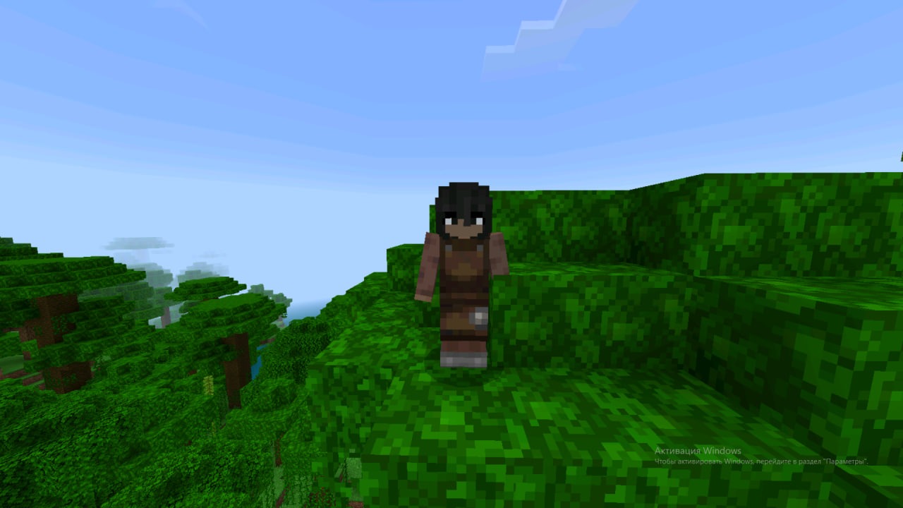 Житель Негр из Мода Human Player Villagers в Майнкрафт ПЕ