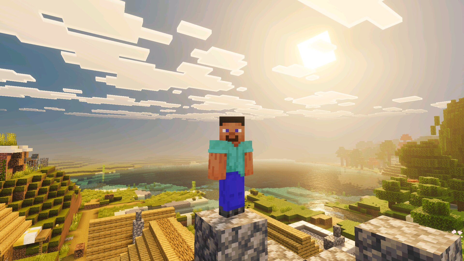 Ultimate версия из Шейдеров Vibrant Visuals в Minecraft Bedrock Ultimate версия из Шейдеров Vibrant Visuals в Майнкрафт Бедрок