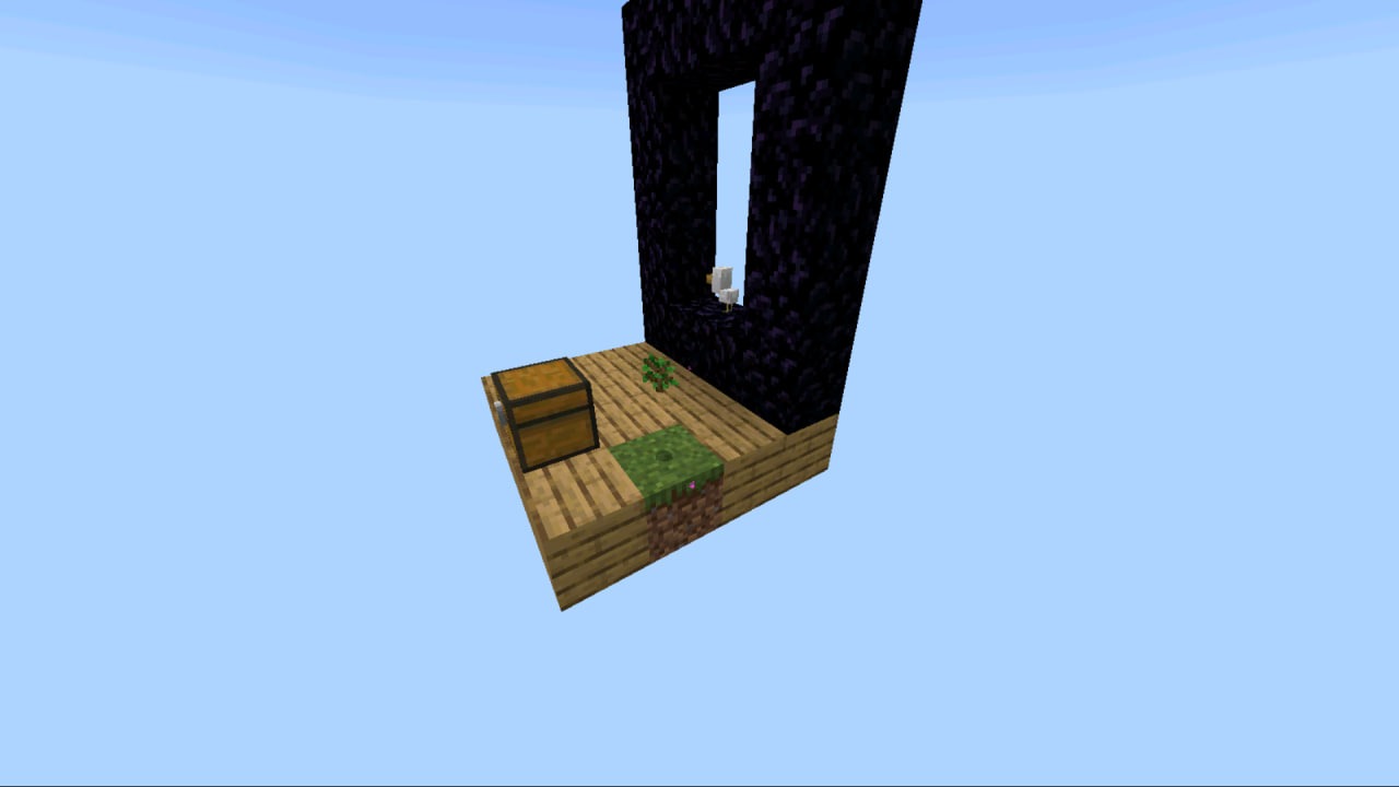 Игровой Блок из Мода One Block в Майнкрафт ПЕ