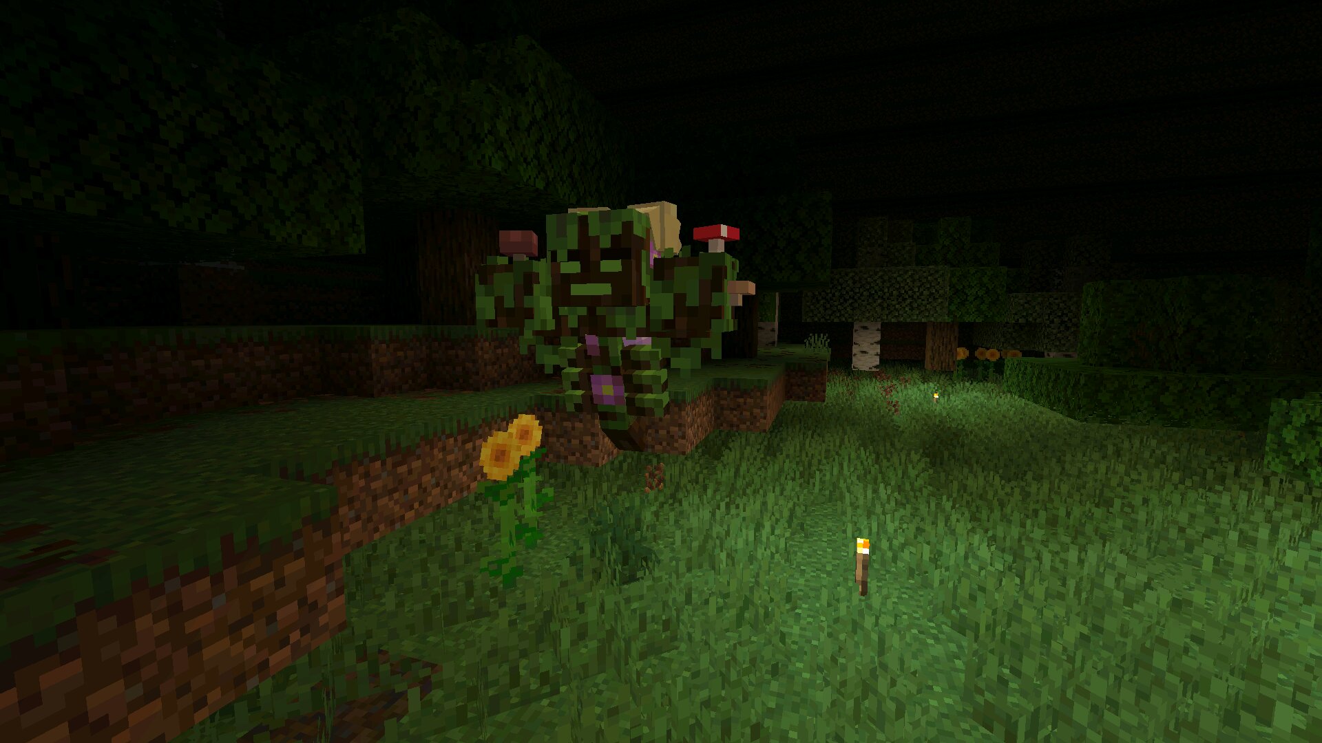 Земляной босс из мода wither storm в Майнкрафт ПЕ