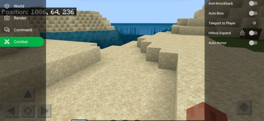 Бой из чита тулбокс в Майнкрафт ПЕ