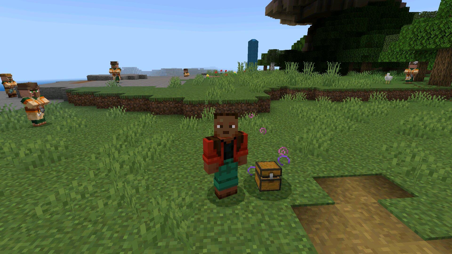 Герой из чита на инвентарь в Майнкрафт ПЕ