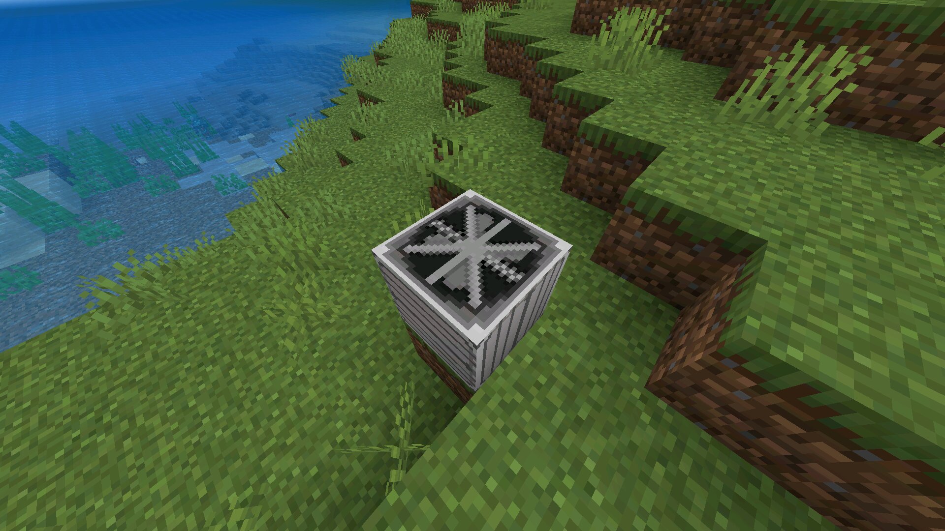 Вентилятор из мода крейт в Майнкрафт ПЕ