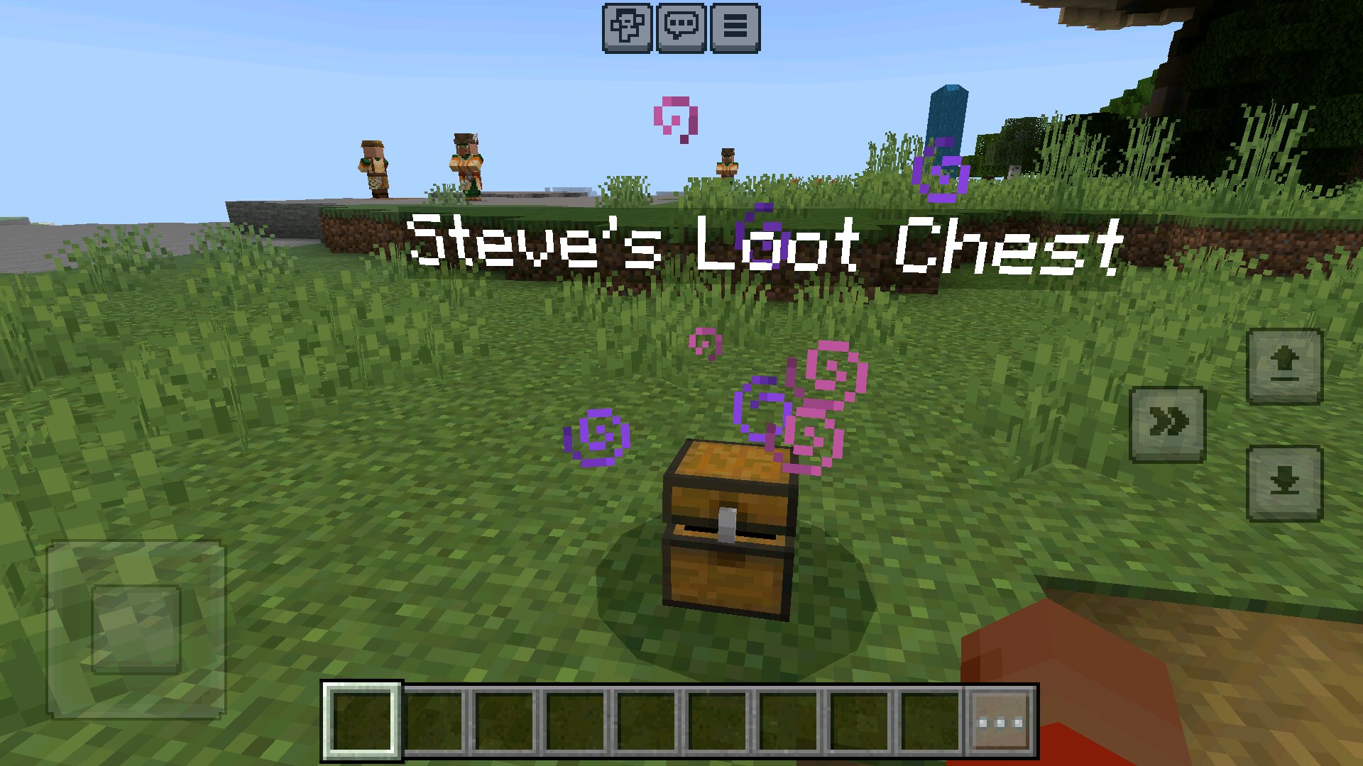 Ящик из чита на инвентарь в Майнкрафт ПЕ