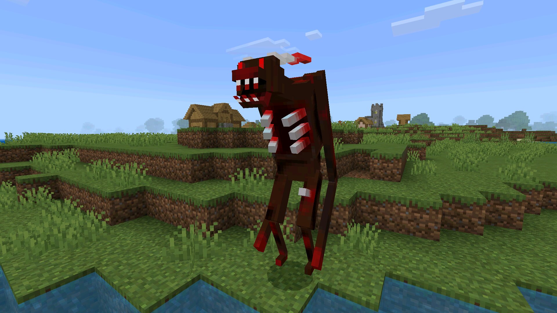 Мутант из мода на Skinwalker в Майнкрафт ПЕ