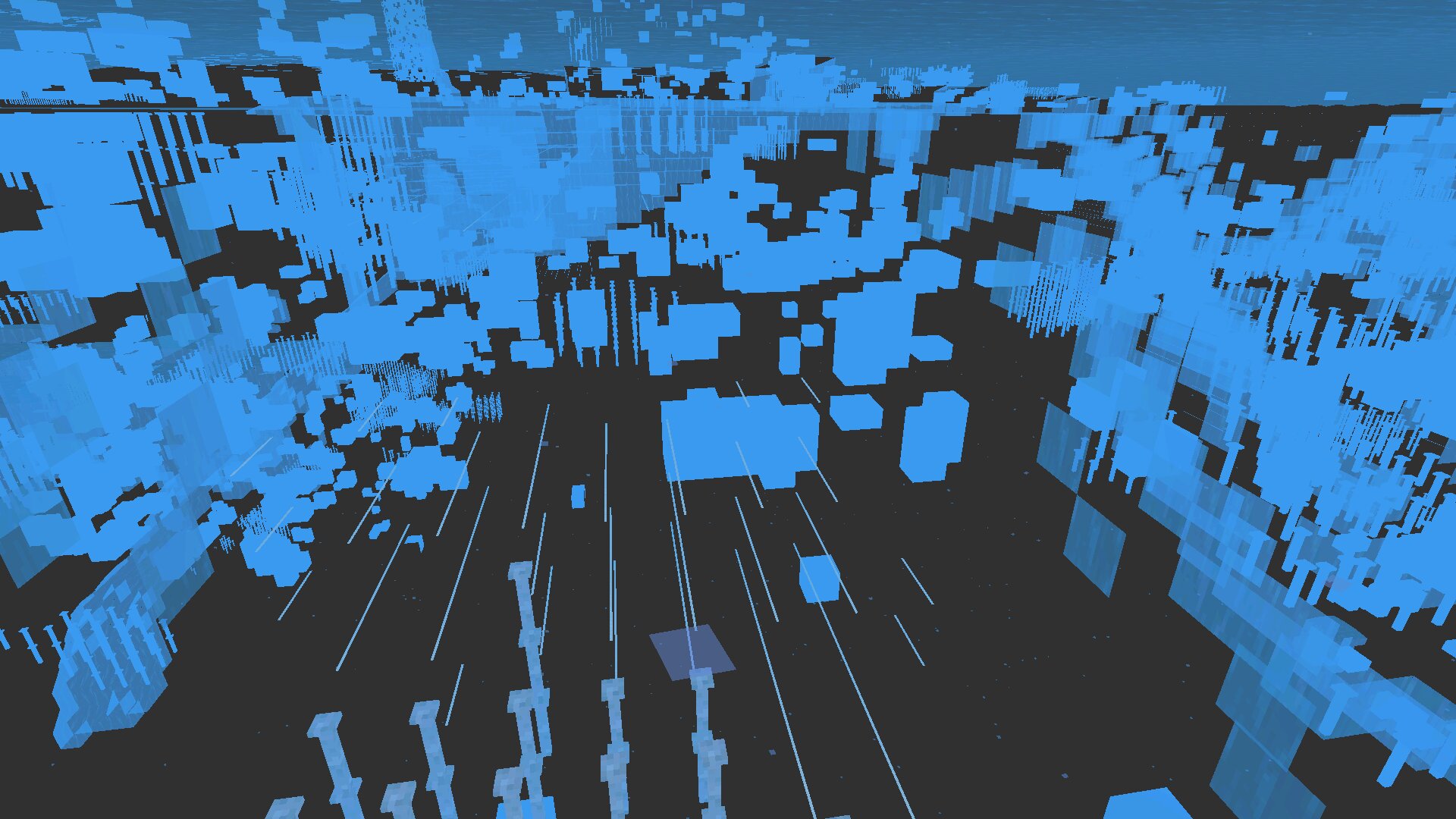 Под водой из чита на руды в Minecraft PE