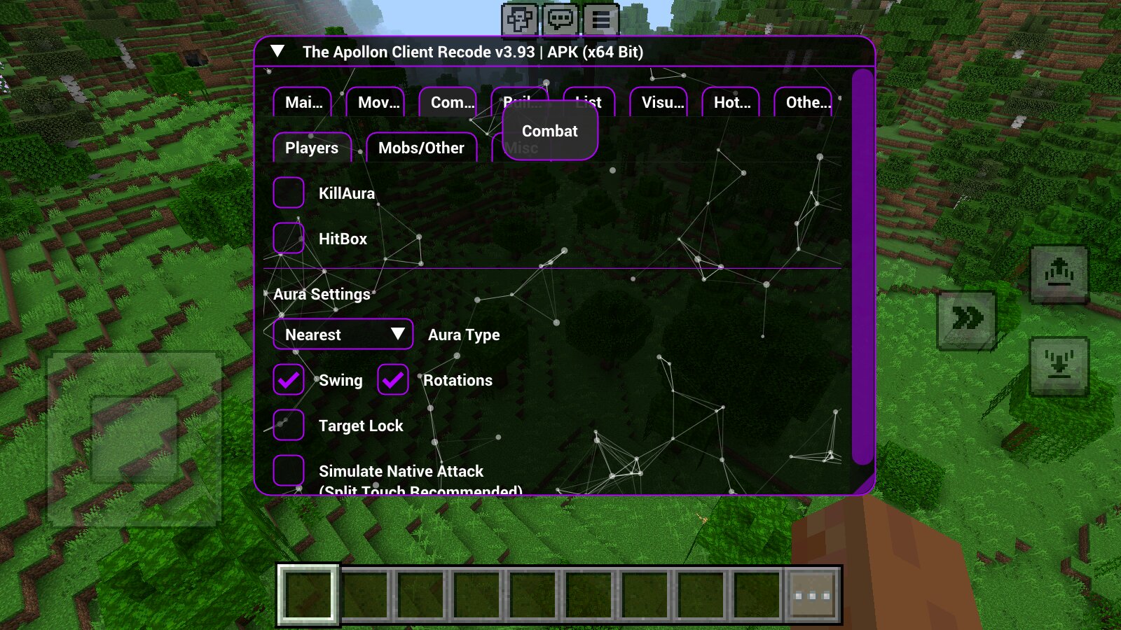 Бой из чита Аполлон в Minecraft PE Бой из чита Аполлон в Майнкрафт ПЕ