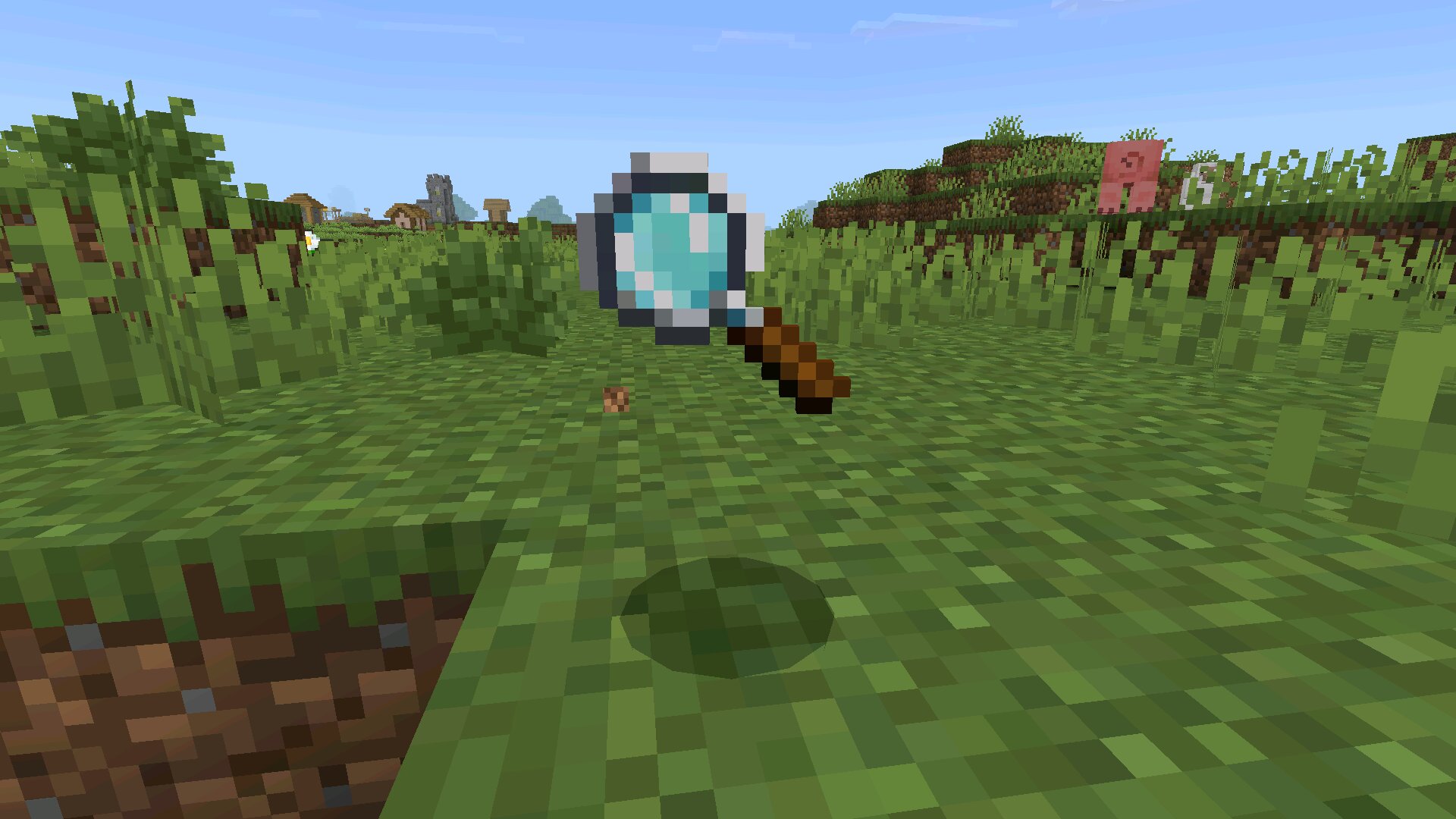 Лупа из чита на сундуки в Майнкрафт ПЕ