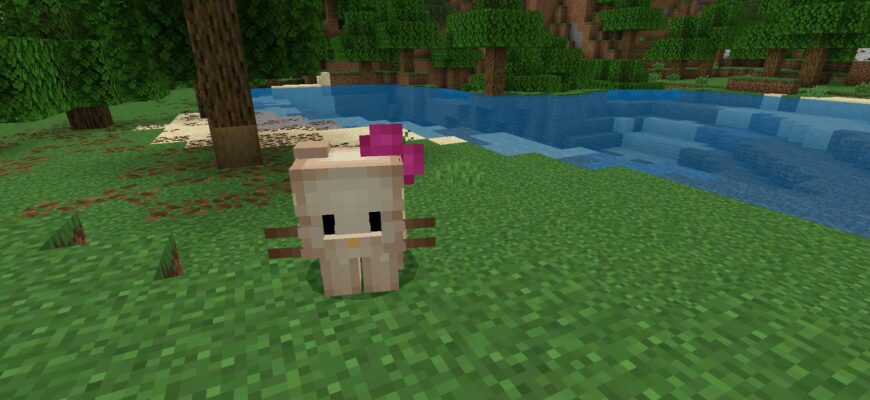 Скачать мод на Китти в Майнкрафт ПЕ