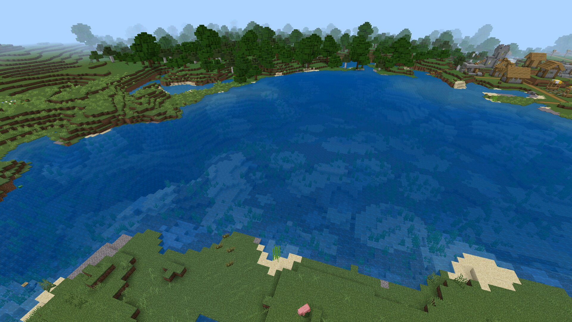 Озеро с анти читами для Майнкрафт ПЕ