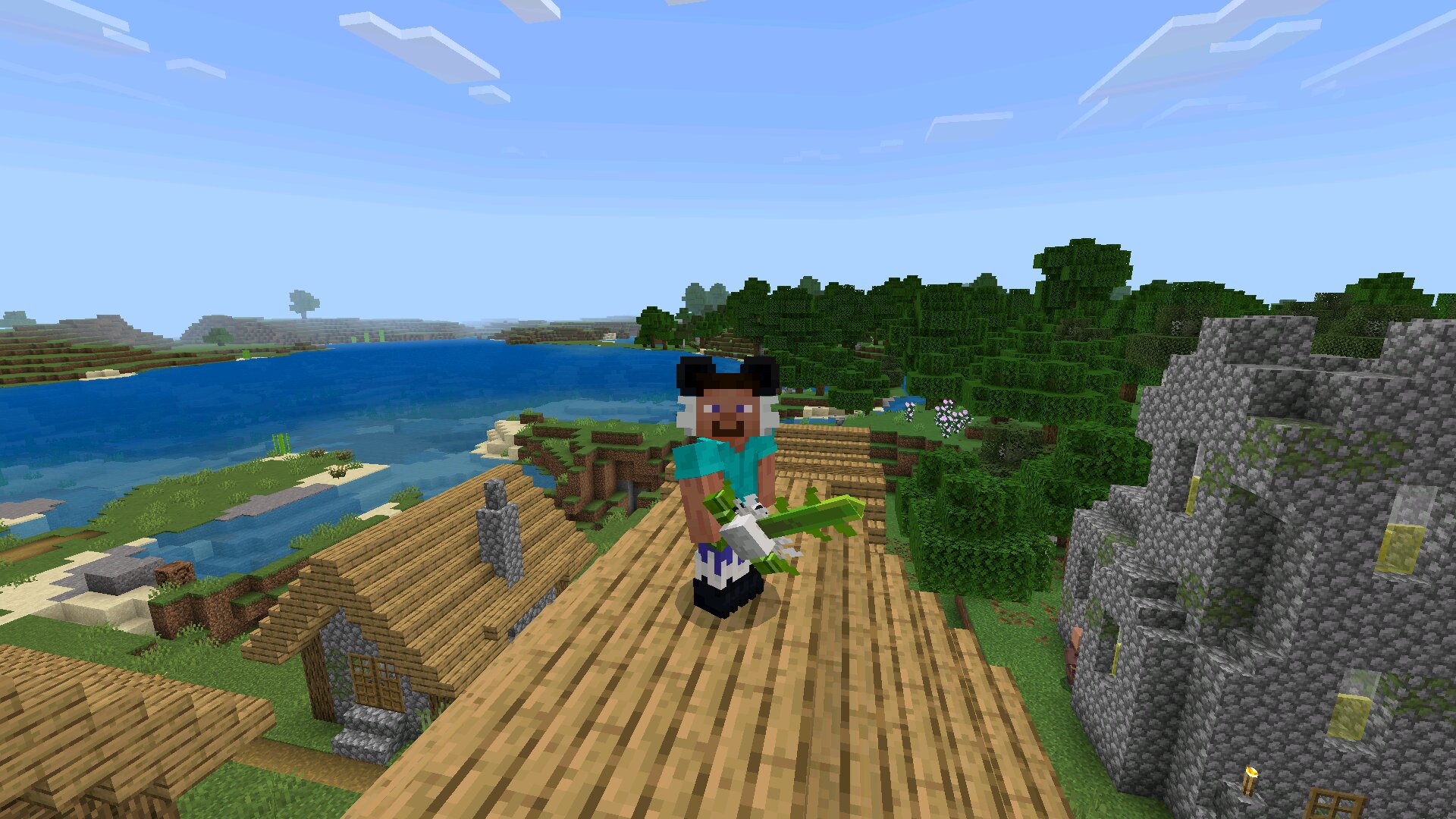 Панда из мода Fur Craft для Майнкрафт ПЕ