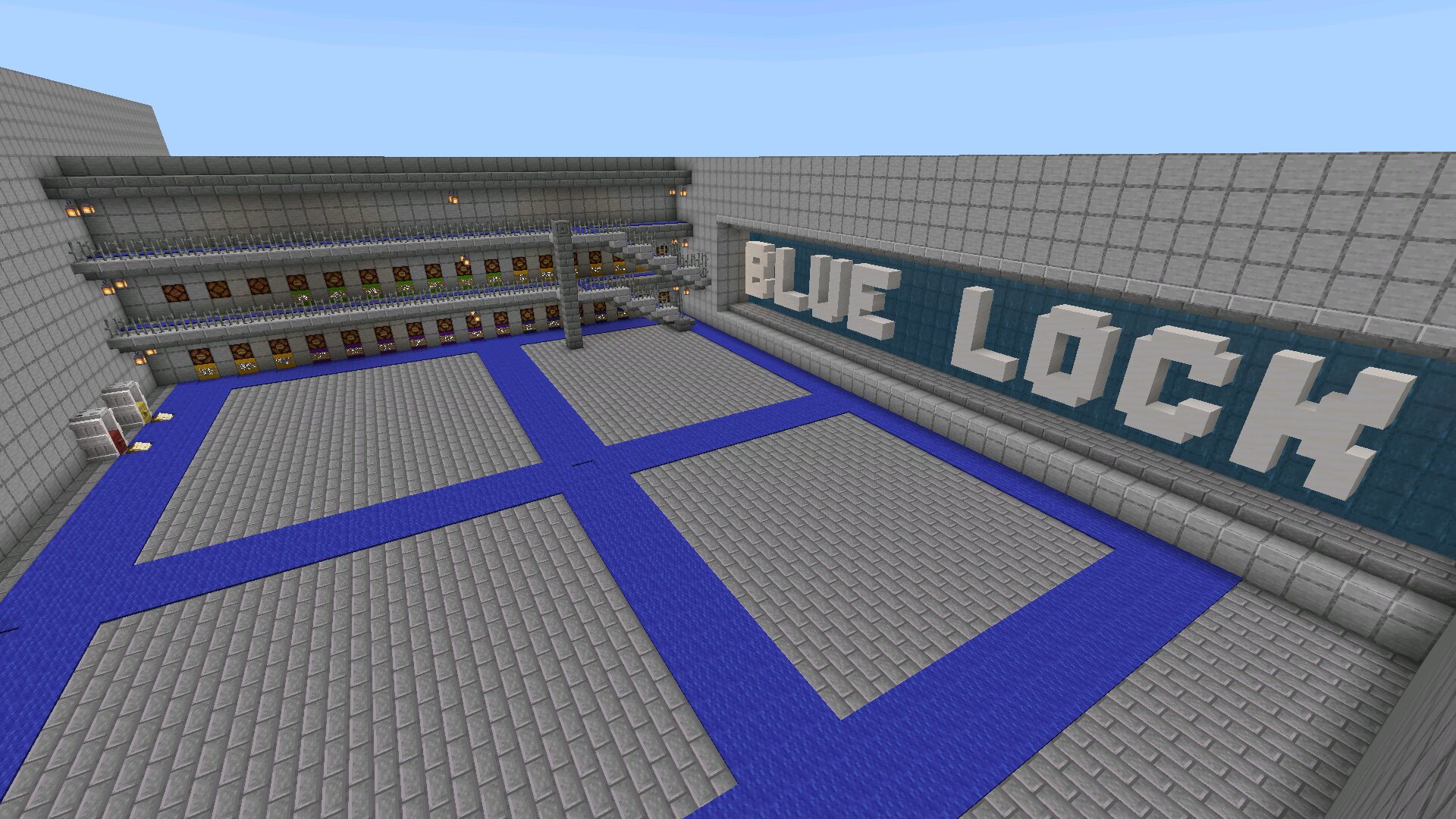 Поле из мода на Блю Лок в Minecraft PE Поле из мода на Блю Лок в Майнкрафт ПЕ