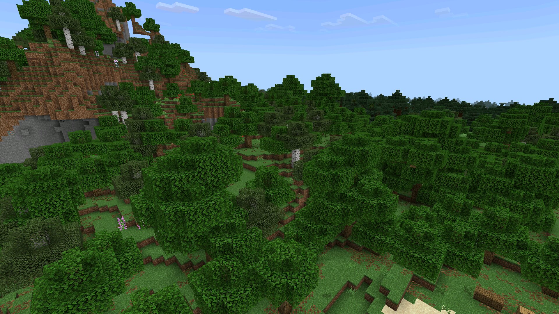 Лес из мода AI Assistant для Minecraft Лес из мода AI Assistant для Майнкрафт