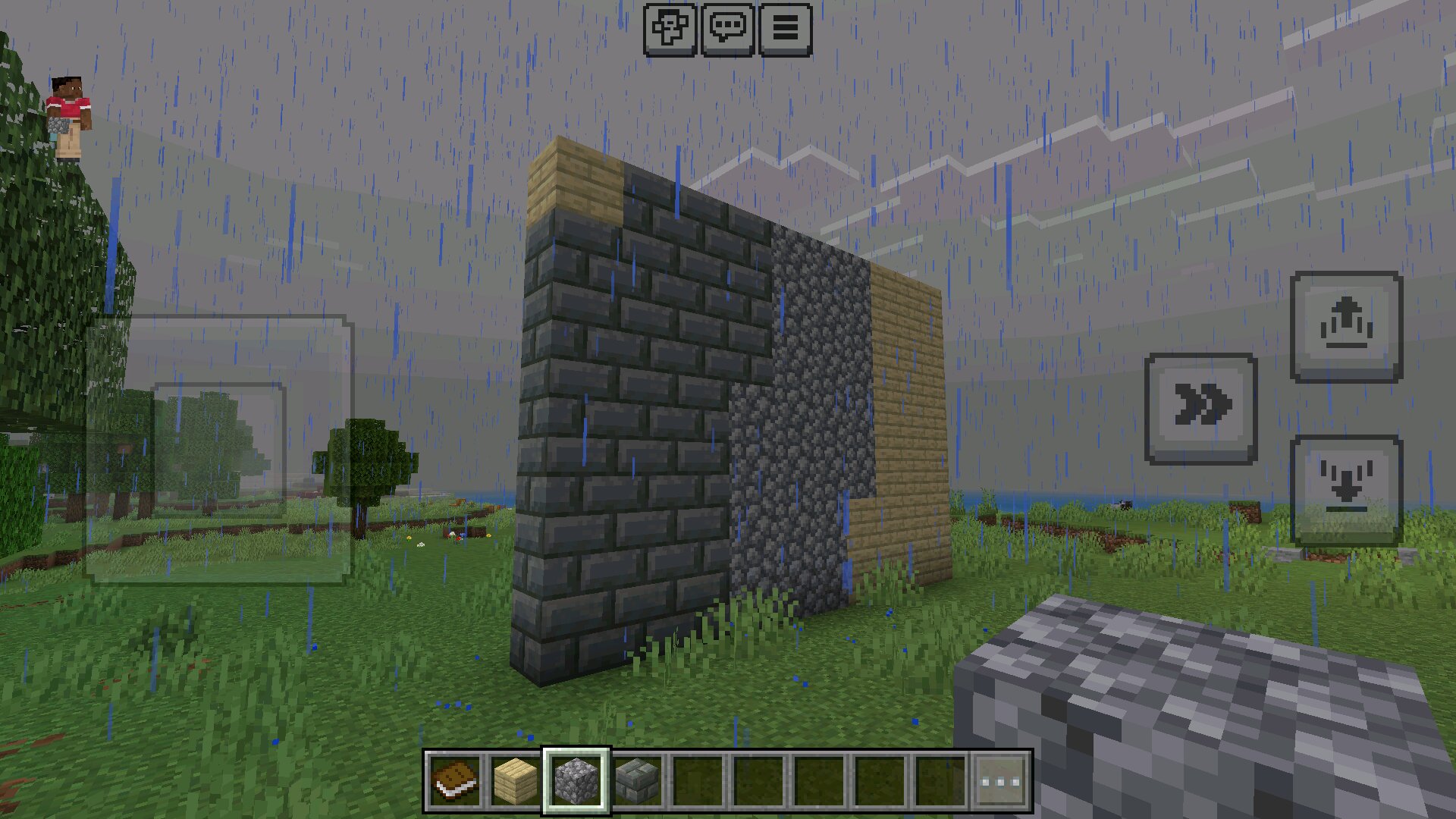 Стена из Мода Effortless Building для Майнкрафт ПЕ Стена из Мода Effortless Building для Minecraft PE