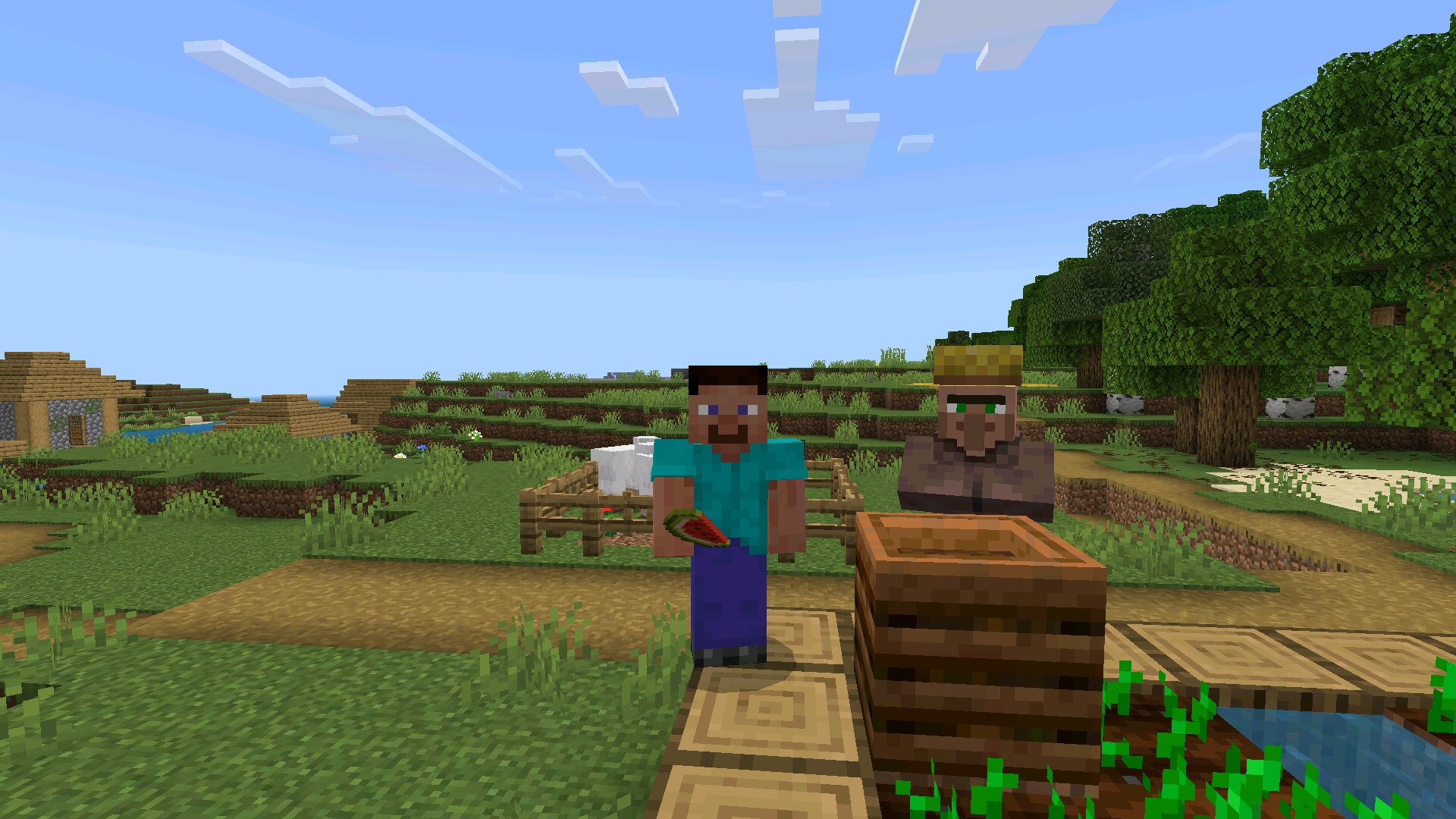 Арбуз из модов чтобы играть с друзьями в Майнкрафт ПЕ