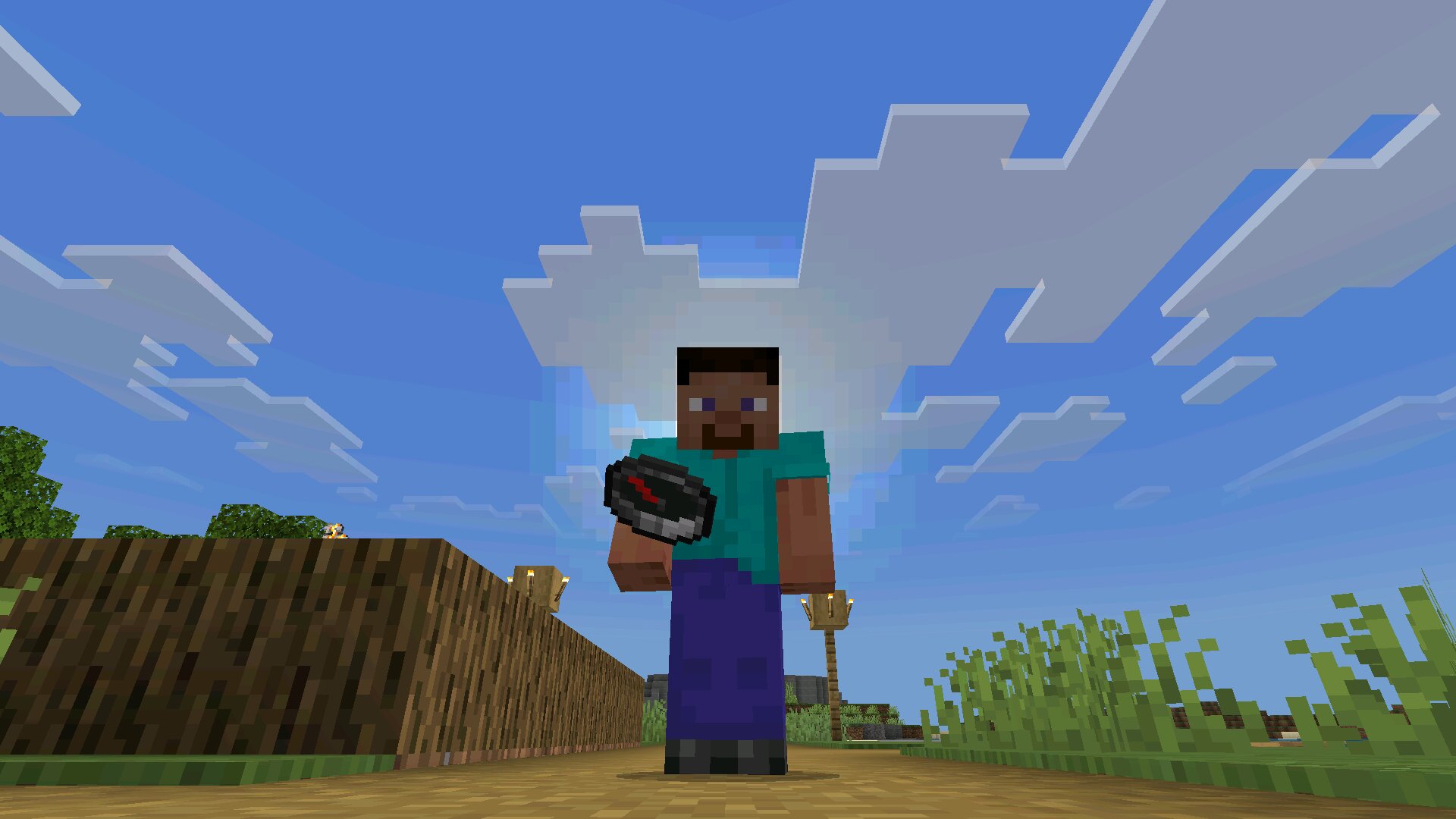 Предмет из модов чтобы играть с друзьями в Майнкрафт ПЕ