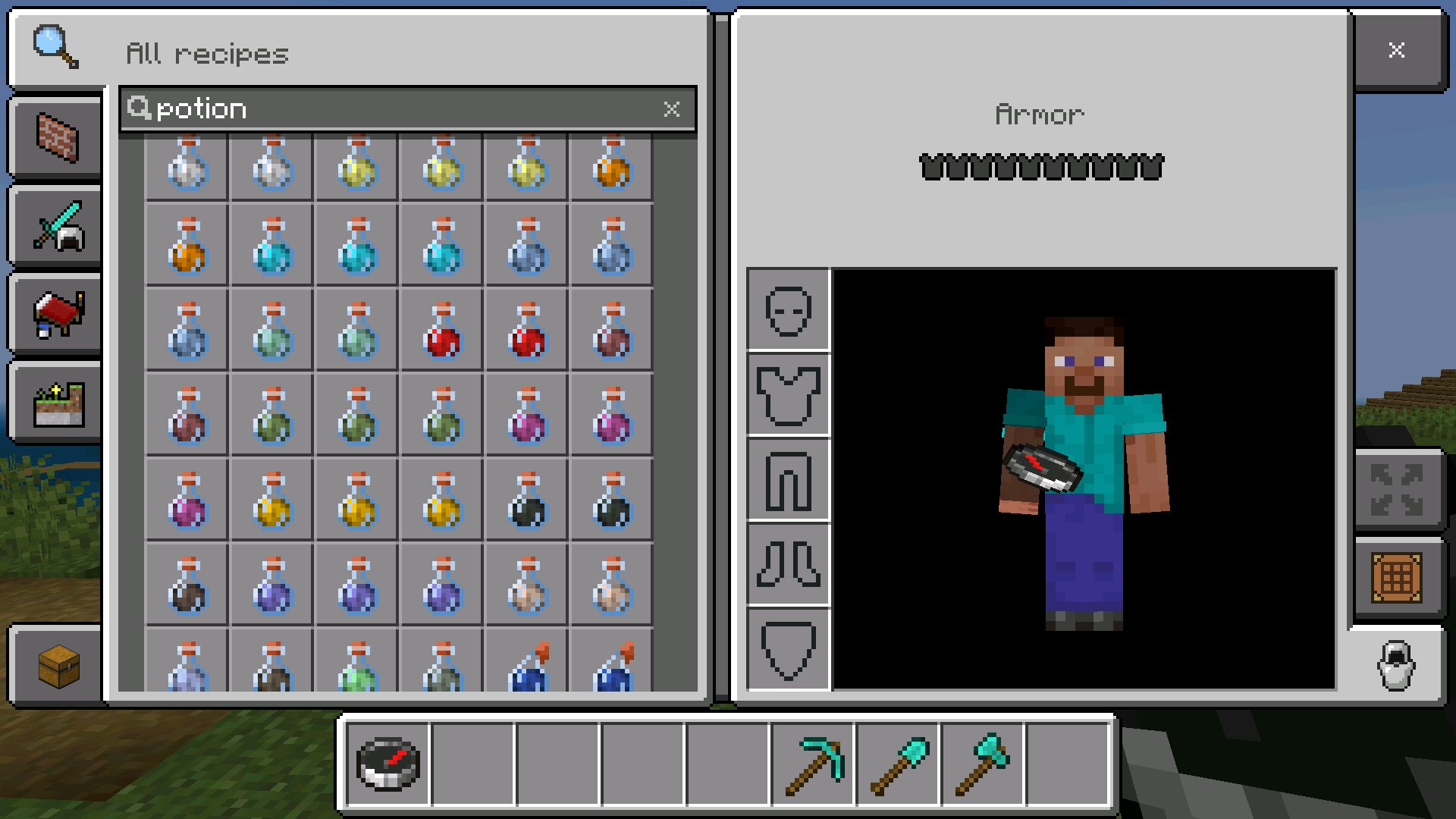 Зелья из модов чтобы играть с друзьями в Майнкрафт ПЕ