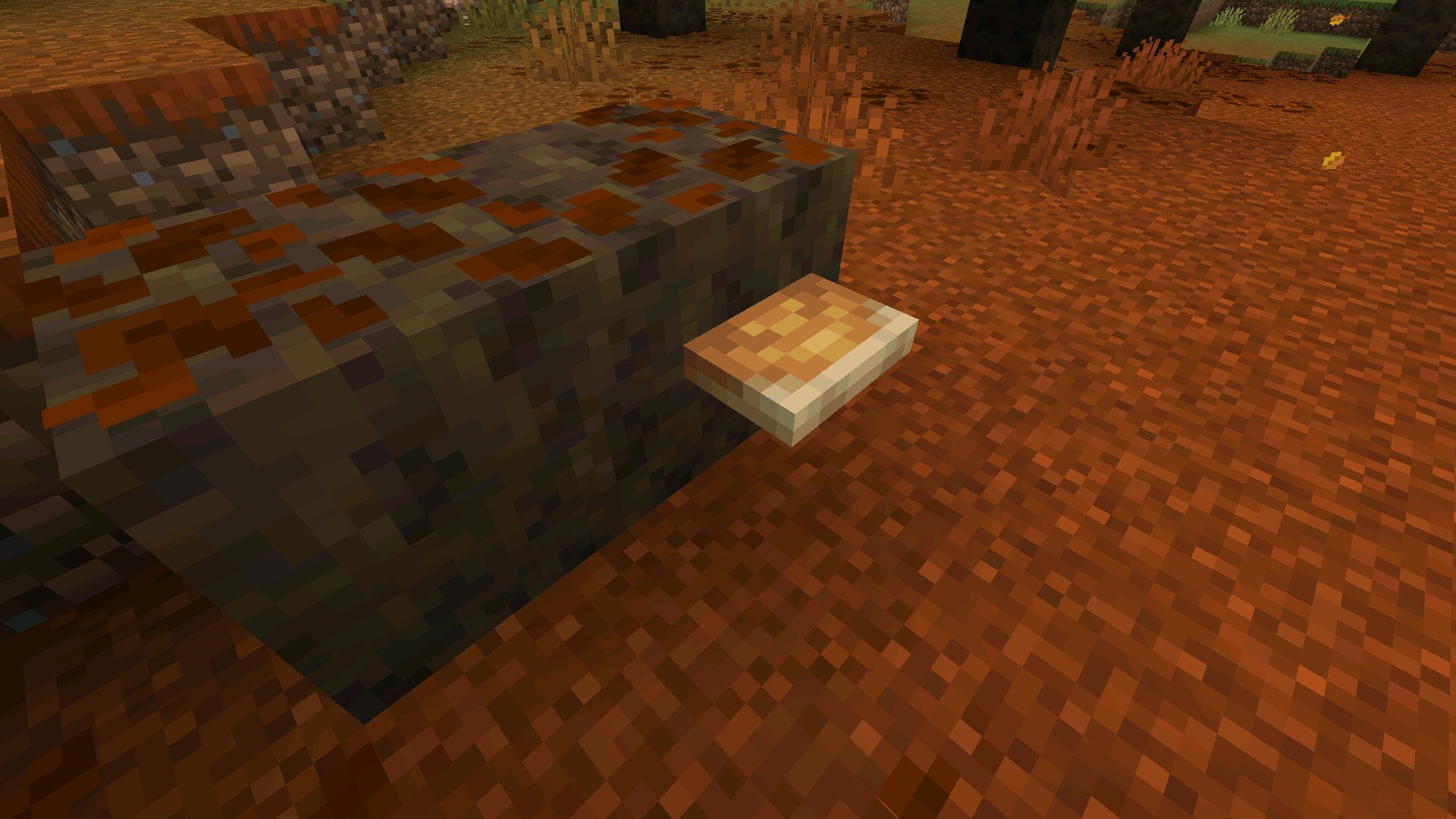 Гриб из Minecraft с Осенним лесом Гриб из Майнкрафт с Осенним лесом
