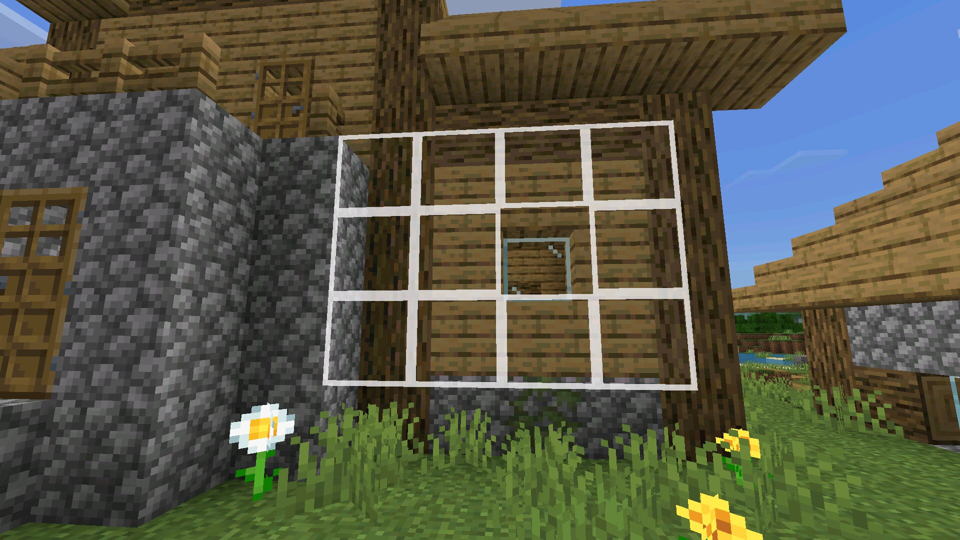 Стена из Мода на Камуфляж для Minecraft Bedrock