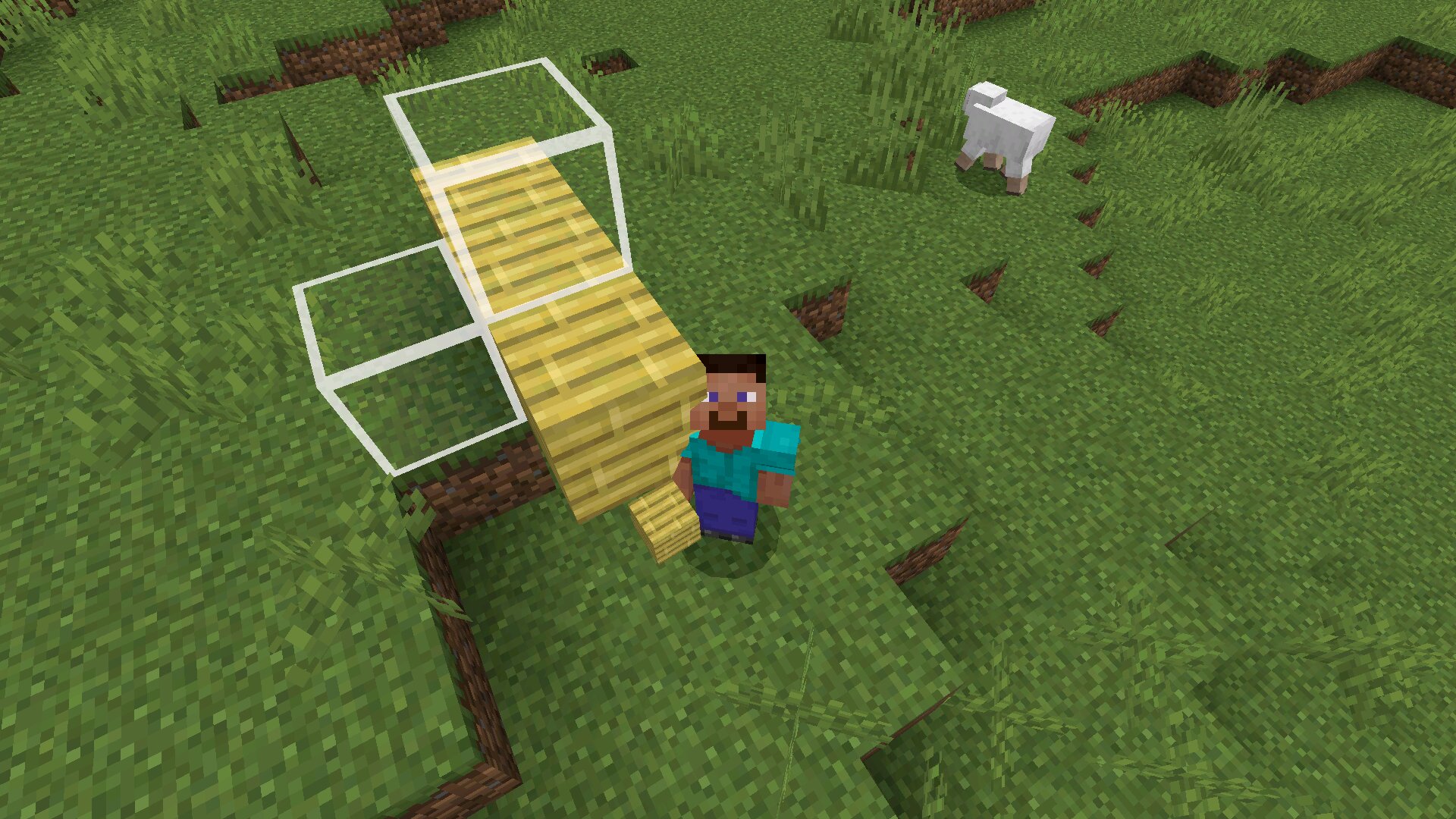 Стив из Мода на Камуфляж для Minecraft Bedrock