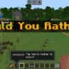 Скачать мод Would You Rather на русском для Майнкрафт Бедрок