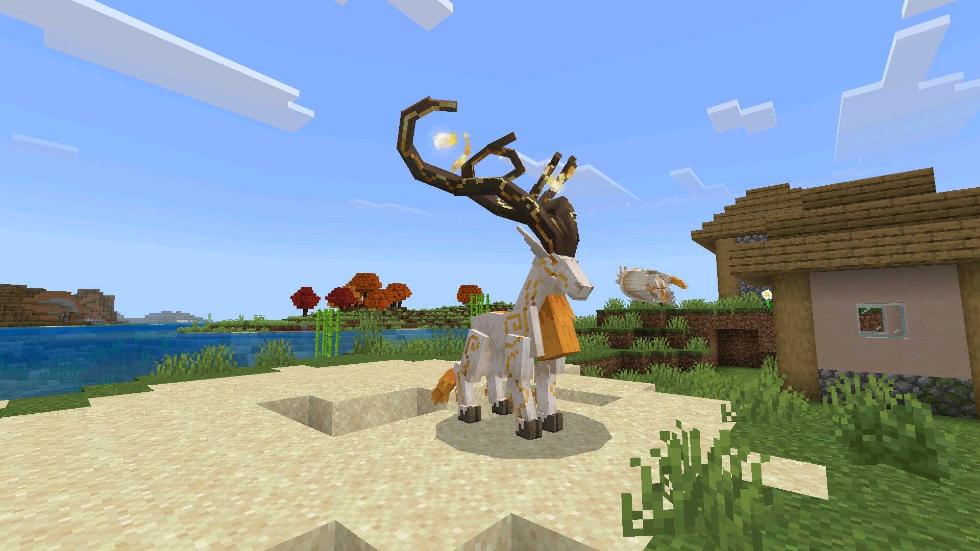 Олень из Мода Angels and Demons для Minecraft Bedrock Олень из Мода Angels and Demons для Майнкрафт Бедрок